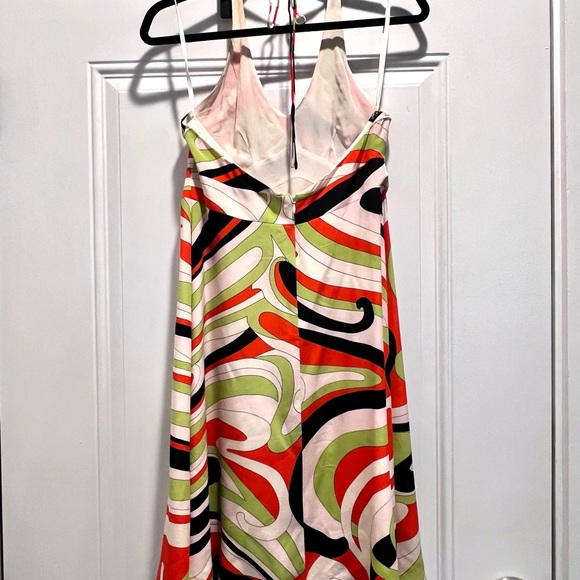 Y2K Searle Funky Halter Knee Length Dress Size 6 - Picture 6 of 7